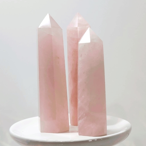 galley and oar Other - Rose Quartz, Pink, crystal, Cottagecore, metaphysical,